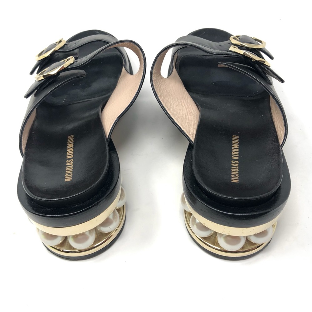 Nicholas Kirkwood Casati Black Mule Sandals - Picture 5 of 7